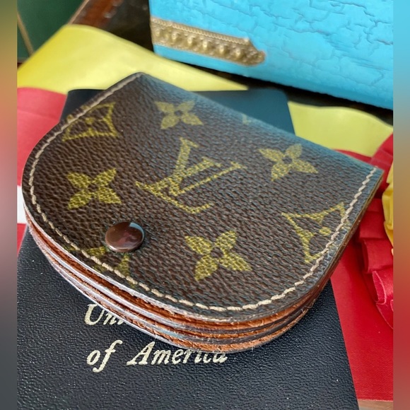 Rare Vintage LOUIS VUITTON Coin Wallet Unisex Handbag Accessory Designer Fashion - Picture 8 of 12